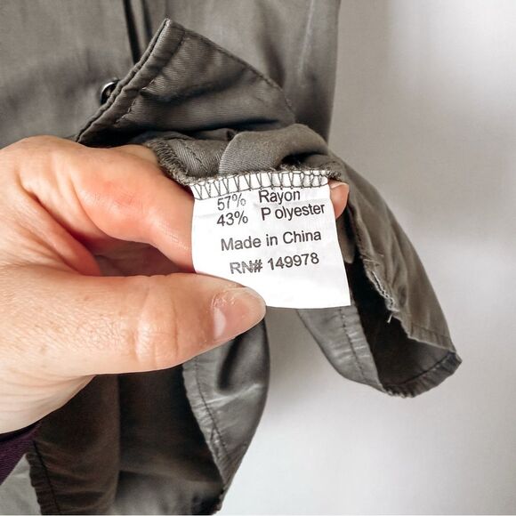 Elsie & Zoey Short Sleeve Mini Green Dress Size Large - Picture 4 of 6